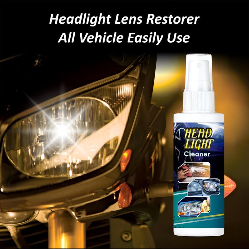 Automobile Car & Bike Headlight Lens Cleaner (Buy 1 Get 2 Free🔥) 110ml Each