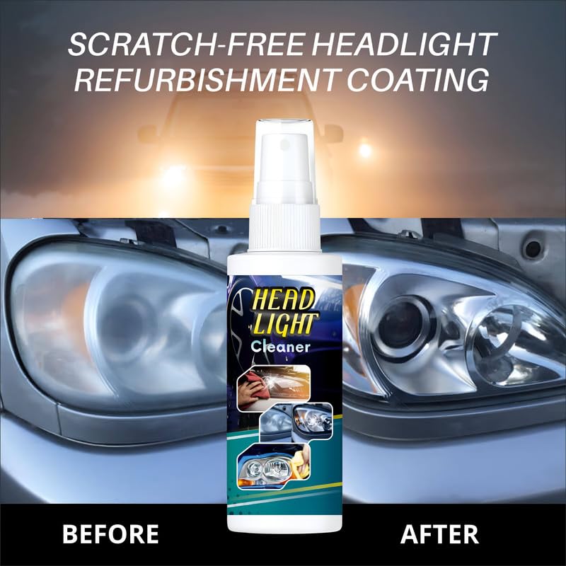 Automobile Car & Bike Headlight Lens Cleaner (Buy 1 Get 2 Free🔥) 110ml Each