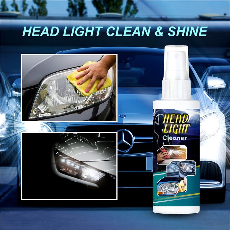 Automobile Car & Bike Headlight Lens Cleaner (Buy 1 Get 2 Free🔥) 110ml Each