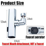 Load image into Gallery viewer, 3 in 1 360� Waterfall Kitchen Faucet, Touch Faucet, Extender for Kitchen Sink
