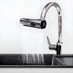 Load image into Gallery viewer, 3 in 1 360� Waterfall Kitchen Faucet, Touch Faucet, Extender for Kitchen Sink
